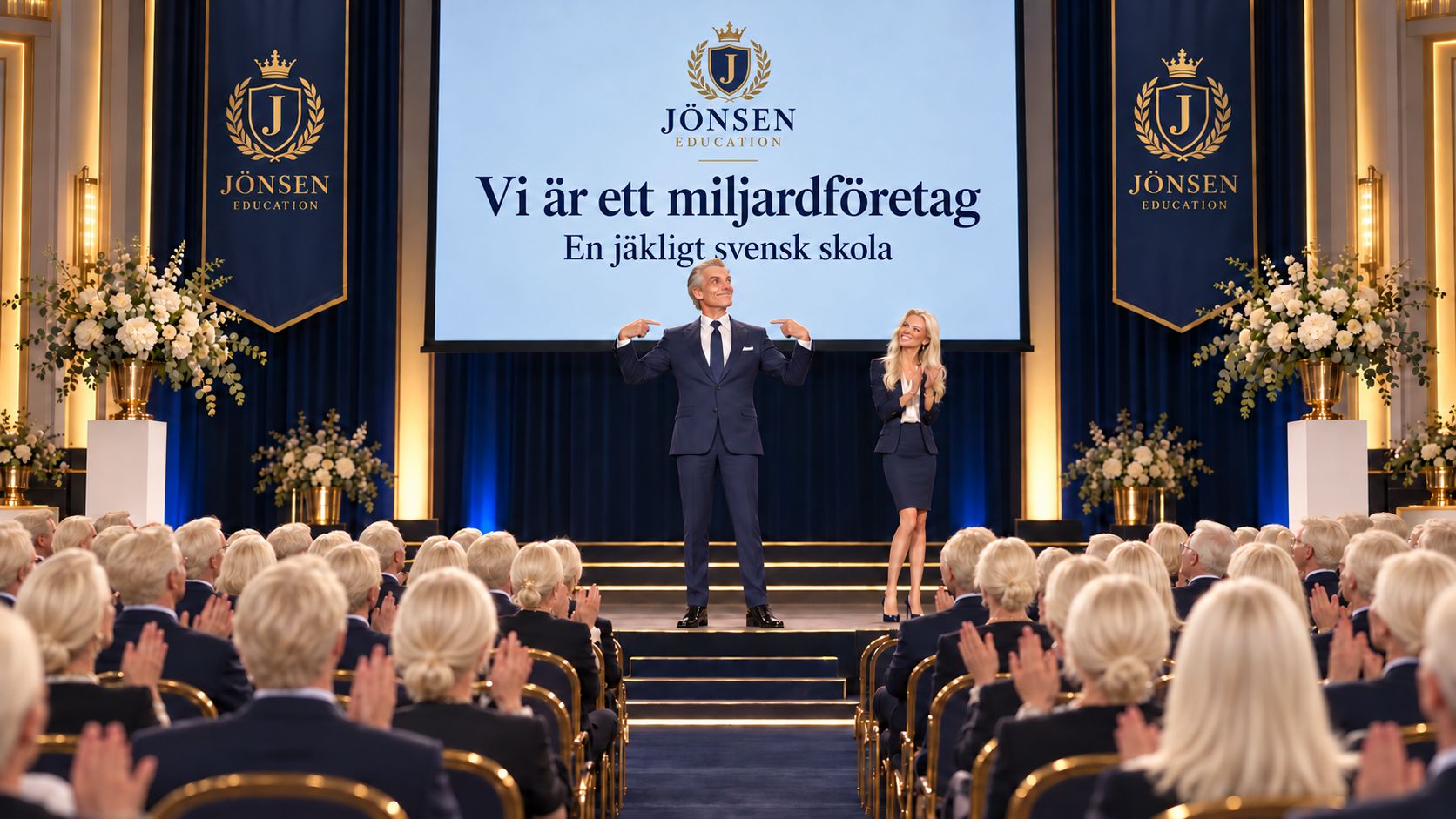 Scen under JÖNSEN-dagarna med publik